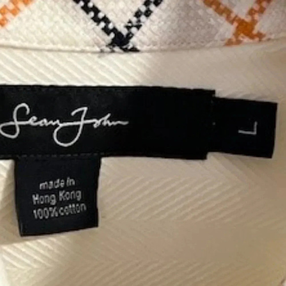 Men's Sean John Button down Dress shirt Size Large - Picture 5 of 8